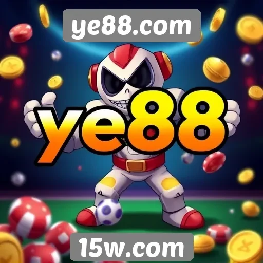 Variedade de jogos disponíveis em ye88.com